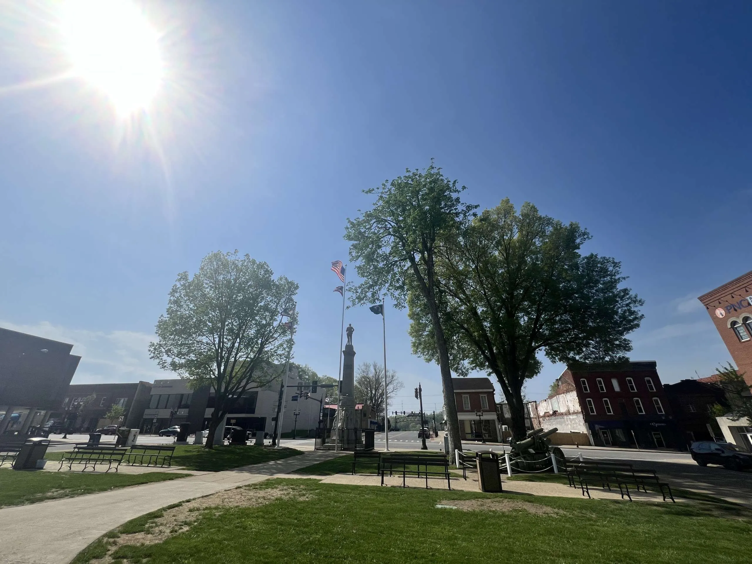 Outside of Guernsey County Courthouse