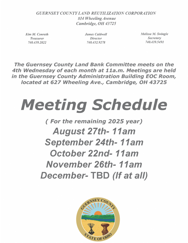 Guernsey County Landbank Committee Meeting